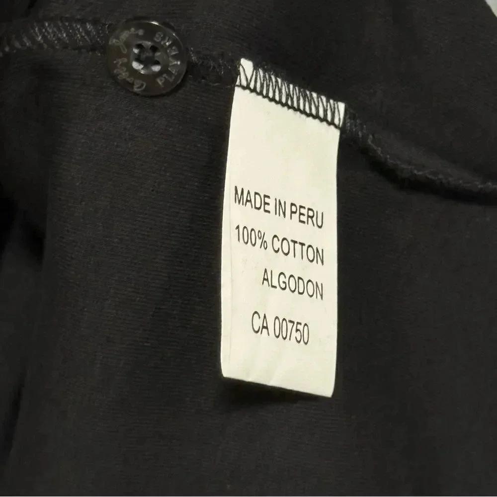 NWT BOBBY JONES Players 100% Peruvian Cotton Black Fallen Oak Golf Polo Size XL